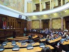 25 May 2013 The National Assembly Speaker addresses the participants of the Danube Parliamentary Conference 